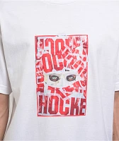 Hockey War All Over White T-Shirt