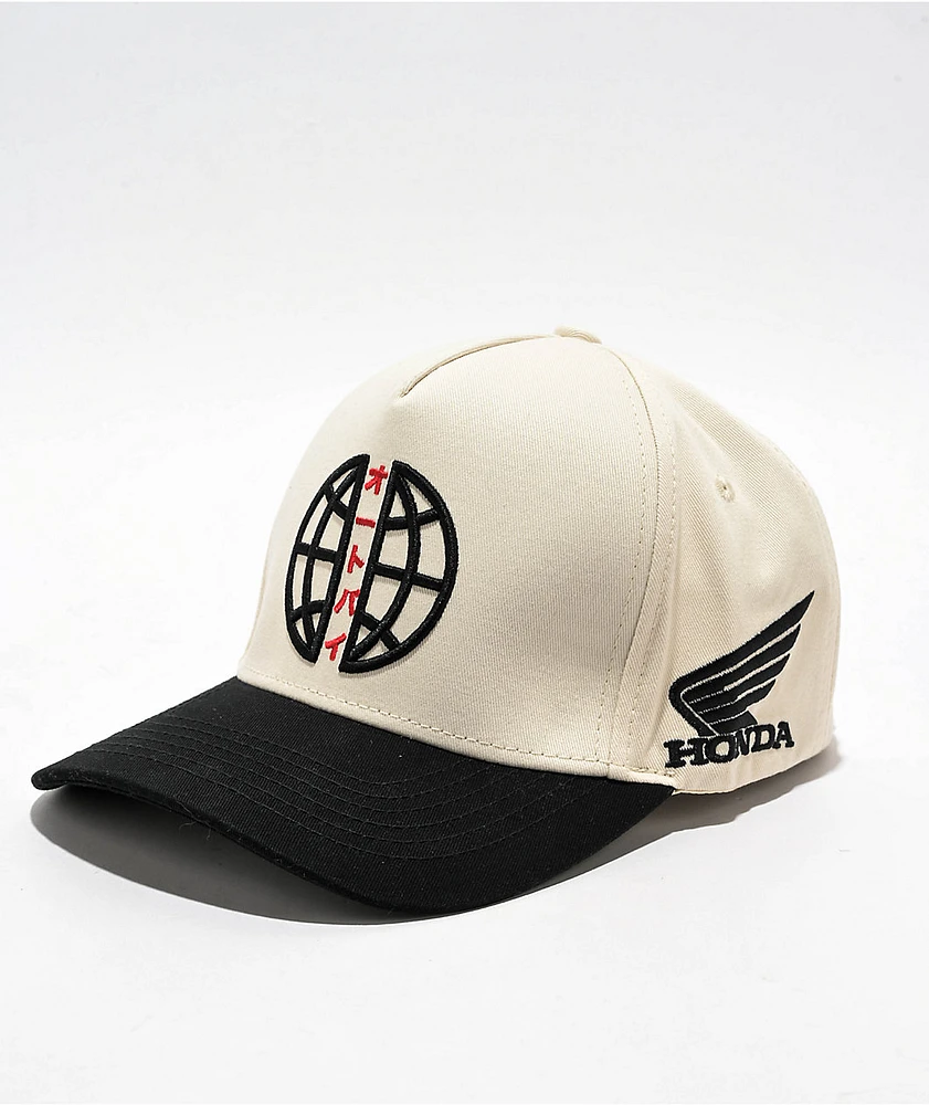 Honda Distance Natural & Black Snapback Hat