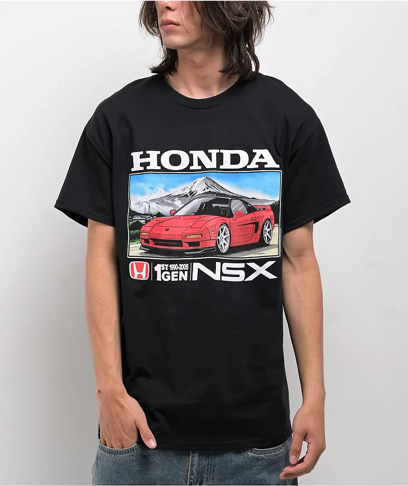 Honda NSX Mt. Fuji Black T-Shirt