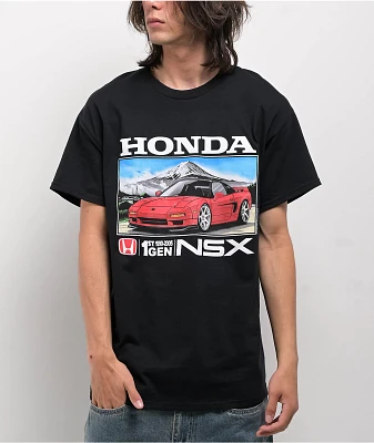 Honda NSX Mt. Fuji Black T-Shirt