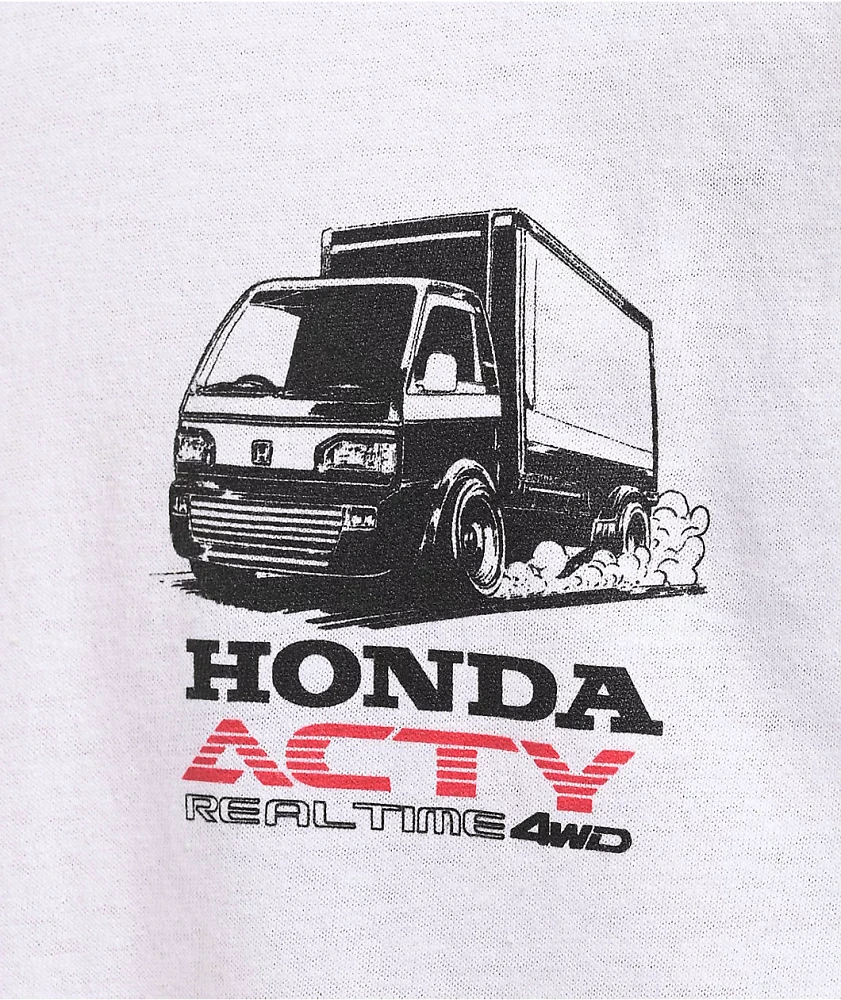 Honda Real Time 4WD White T-Shirt