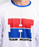 Honda x CPTN Alpha White Long Sleeve Mesh Jersey