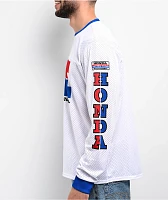 Honda x CPTN Alpha White Long Sleeve Mesh Jersey