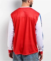 Honda x CPTN No Limit Red, White & Blue Long Sleeve Mesh Jersey