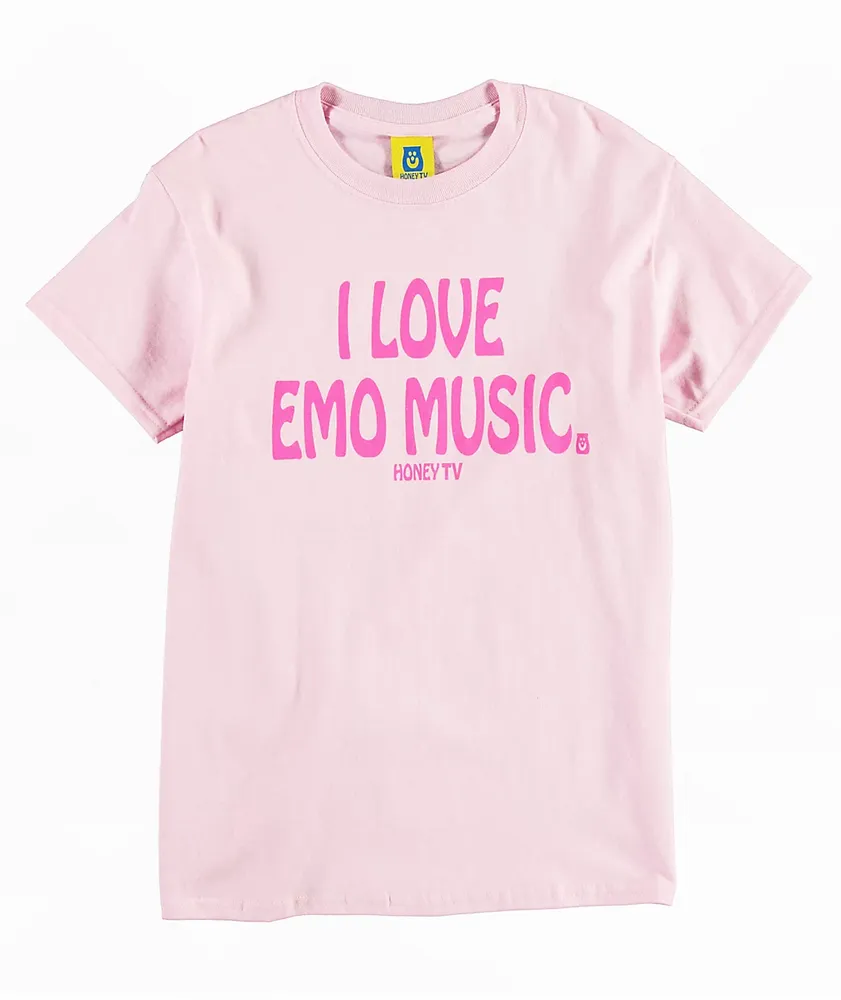 Honey TV I Love Emo Pink T-Shirt