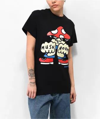 Honey TV Mushroom Gang Black T-Shirt