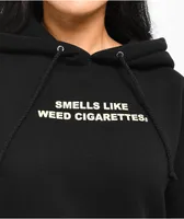 Honey TV Smells Like Weed Cigarettes Black Hoodie