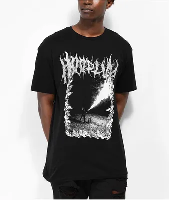 Hoodlum by Darby Allin Dark Flame Black T-Shirt