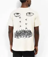 Hoodlum by Darby Allin Tac Eyes Natural T-Shirt