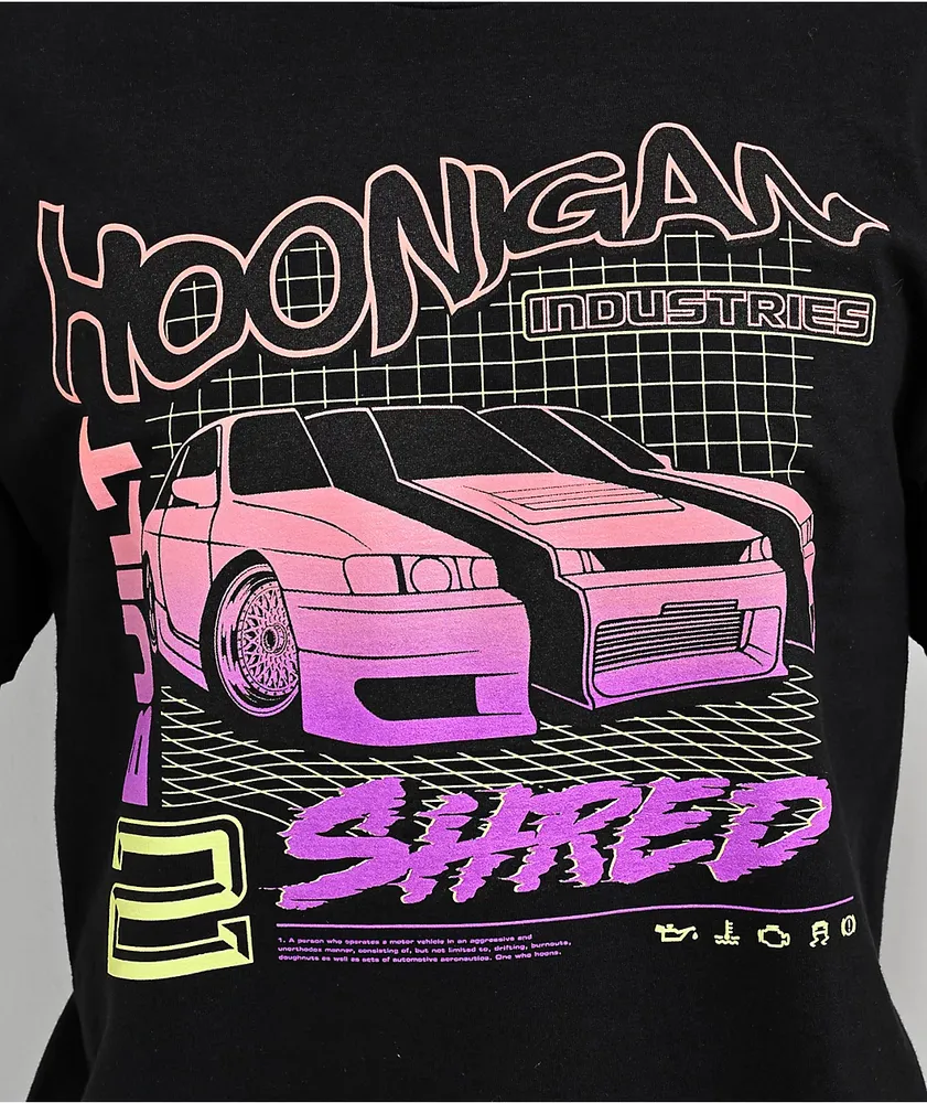 Hoonigan Built To Shred Black T-Shirt