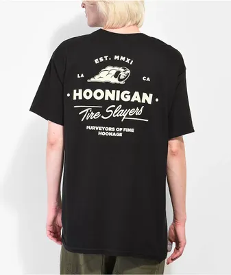 Hoonigan Cheater Slicks Black T-Shirt