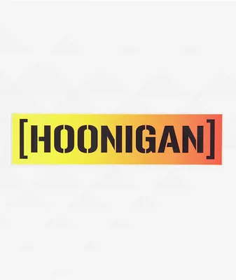 Hoonigan Colorblock Shift Sticker