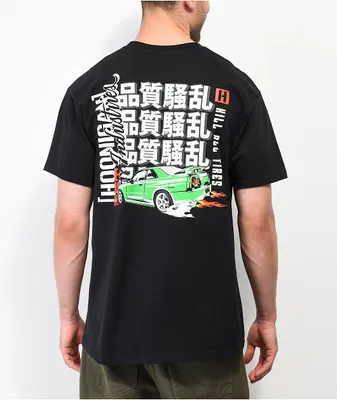 Hoonigan Forever Midnight Black & Green T-Shirt