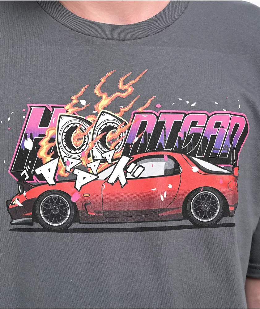 Hoonigan Hot Nacho Charcoal Grey T-Shirt