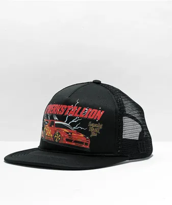 Hoonigan Legends Never Die Black Trucker Hat