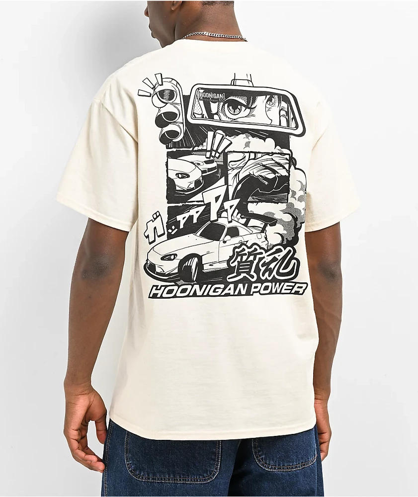 Hoonigan On Site Natural T-Shirt