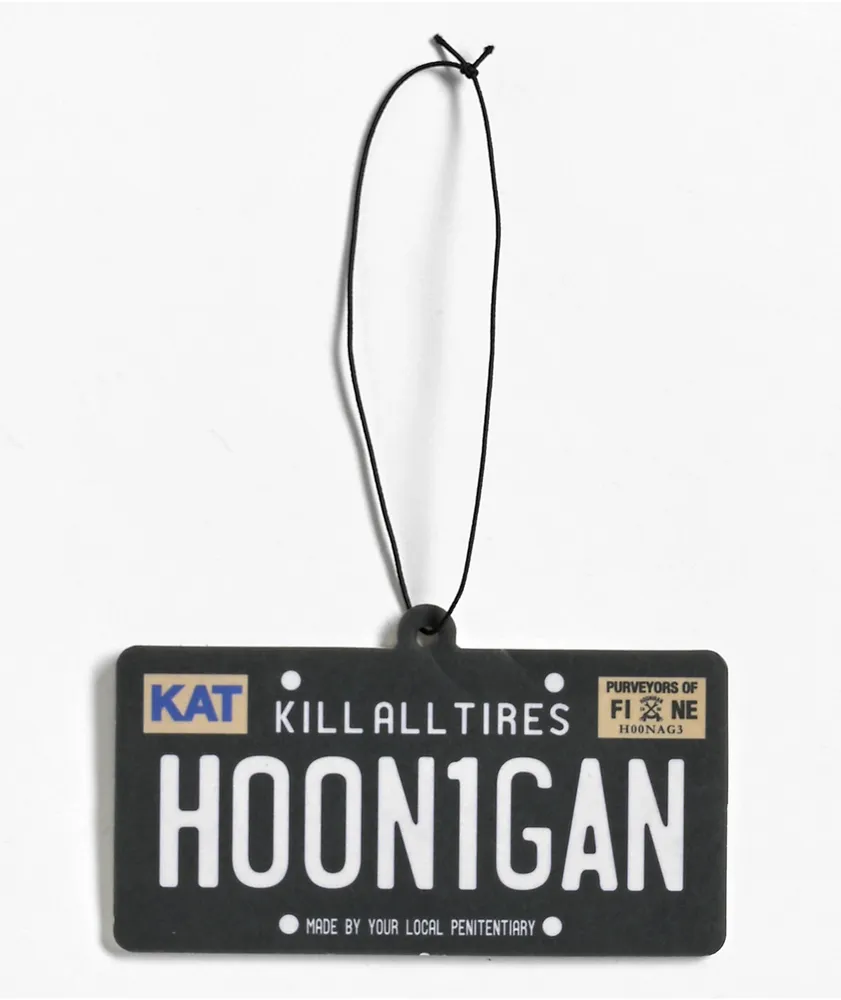 Hoonigan Plate Air Black Freshener