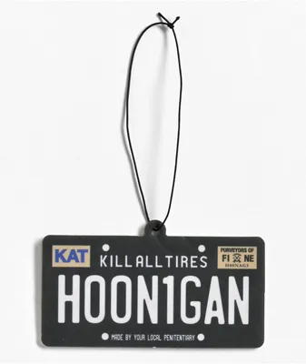 Hoonigan Plate Air Black Freshener 