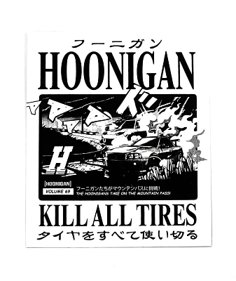 Hoonigan Tokyo Drip Sticker