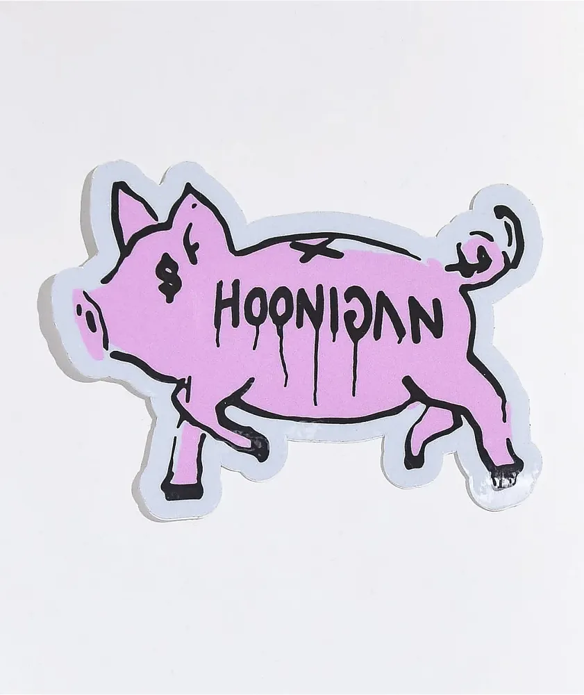 Hoonigan x Gucci Ghost Pig Sticker