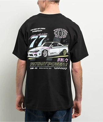 House Of Prix S15 Rotary Power Black T-Shirt