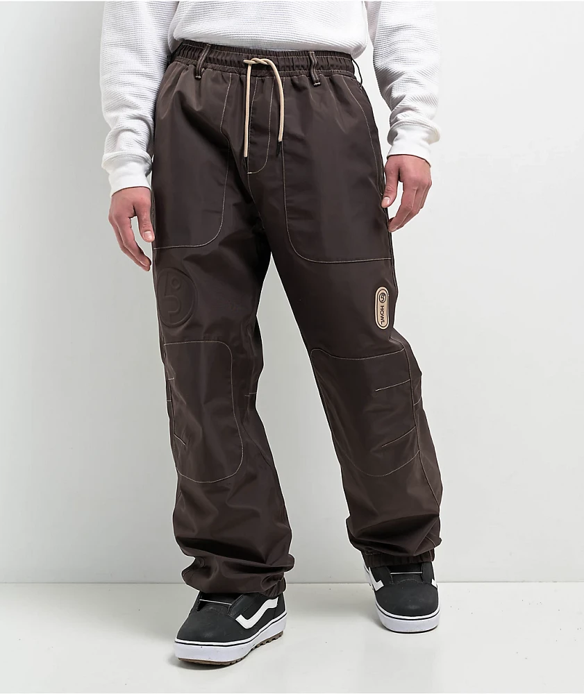 Howl x Public Brown 10K Snowboard Pants 2025