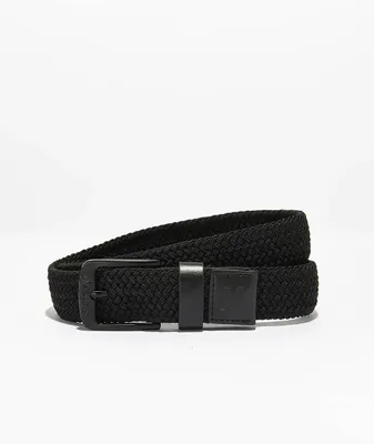 Hurley Black Braided Cord Belt