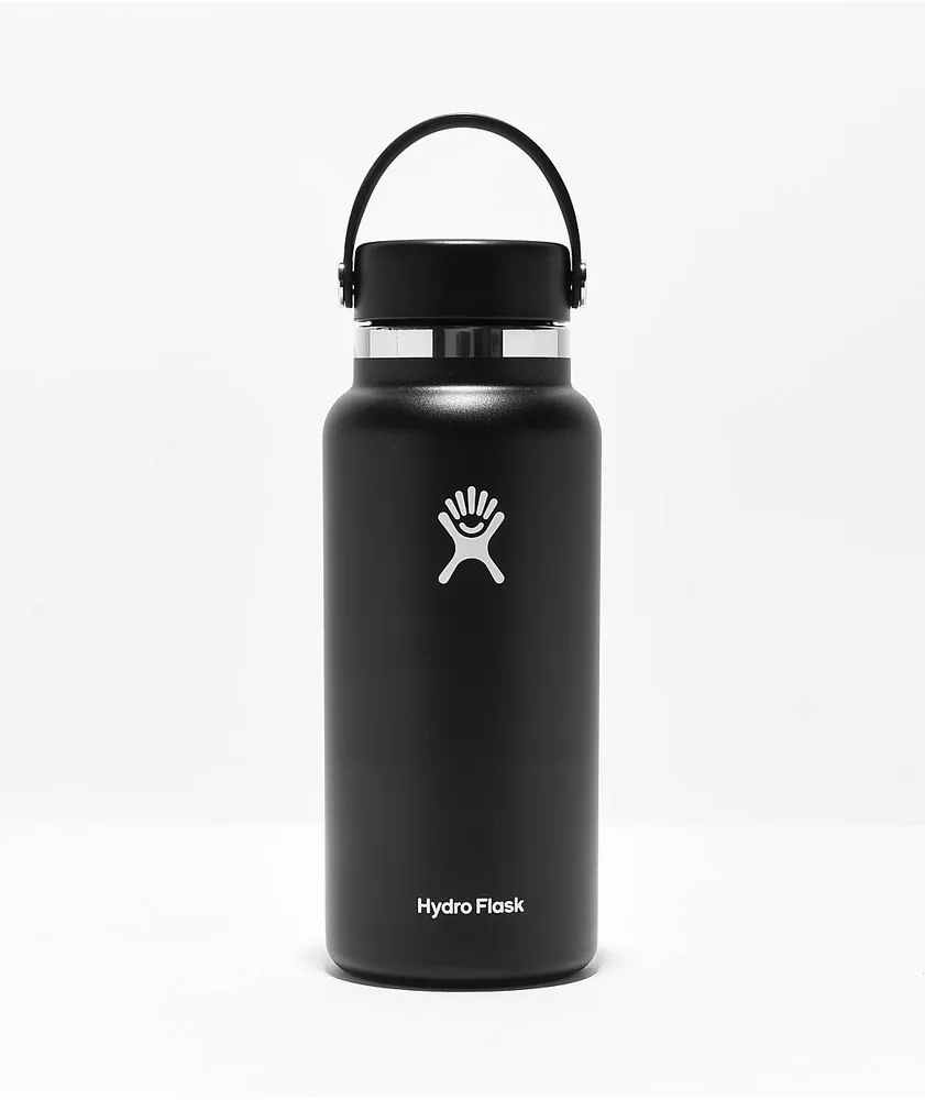 Hydro Flask Black Flexcap Water Bottle