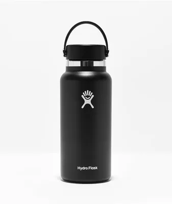 Hydro Flask Black Flexcap Water Bottle
