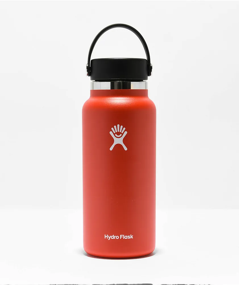 Hydro Flask Red Flexcap Water Bottle