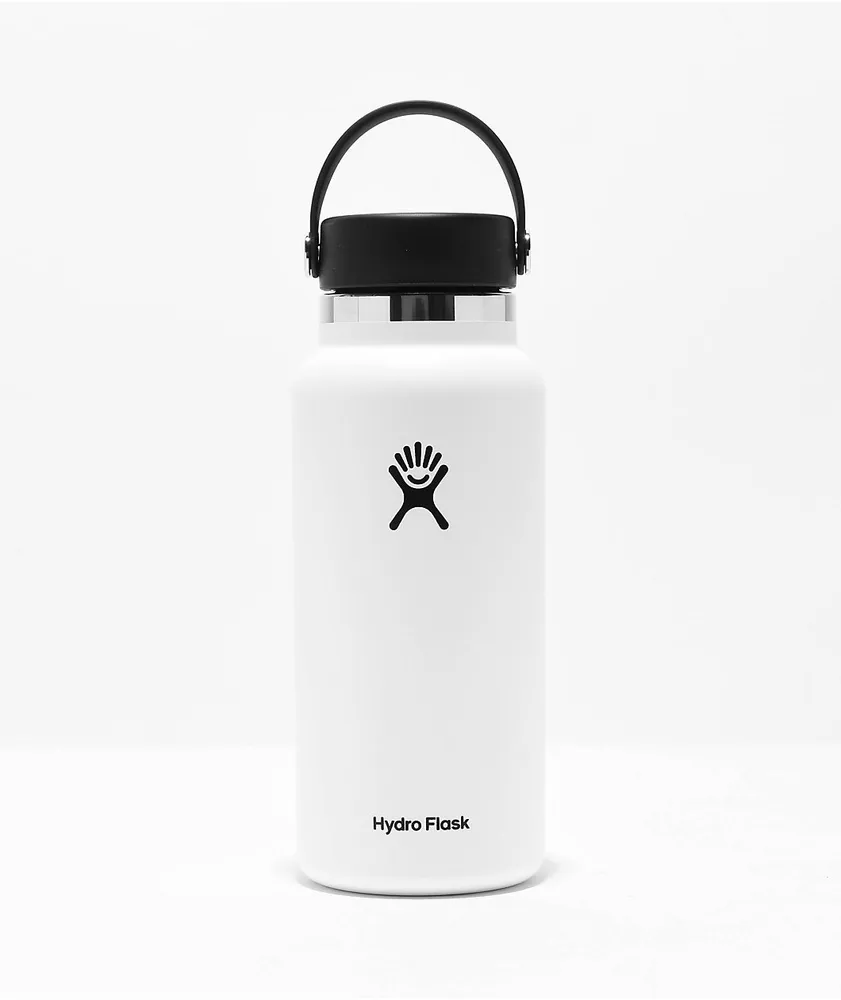 Hydro Flask White Flexcap Water Bottle