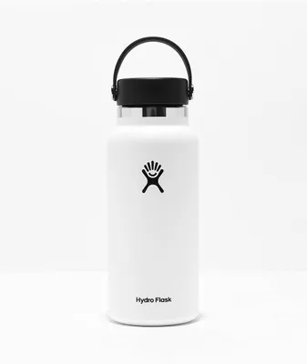 Hydro Flask White Flexcap Water Bottle