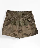 Hypland Olive Green Muay Thai Shorts