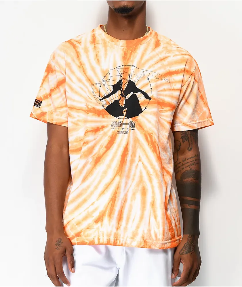 Hypland x Bleach Ichigo Orange Tie Dye T-Shirt