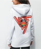 Hypland x Hello Kitty Car Break White Hoodie