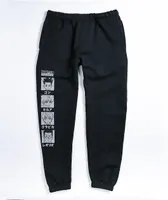 Hypland x Hunter x Hunter Face Black Sweatpants