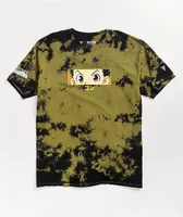 Hypland x Hunter x Hunter Gon Eye Green & Black Tie Dye T-Shirt