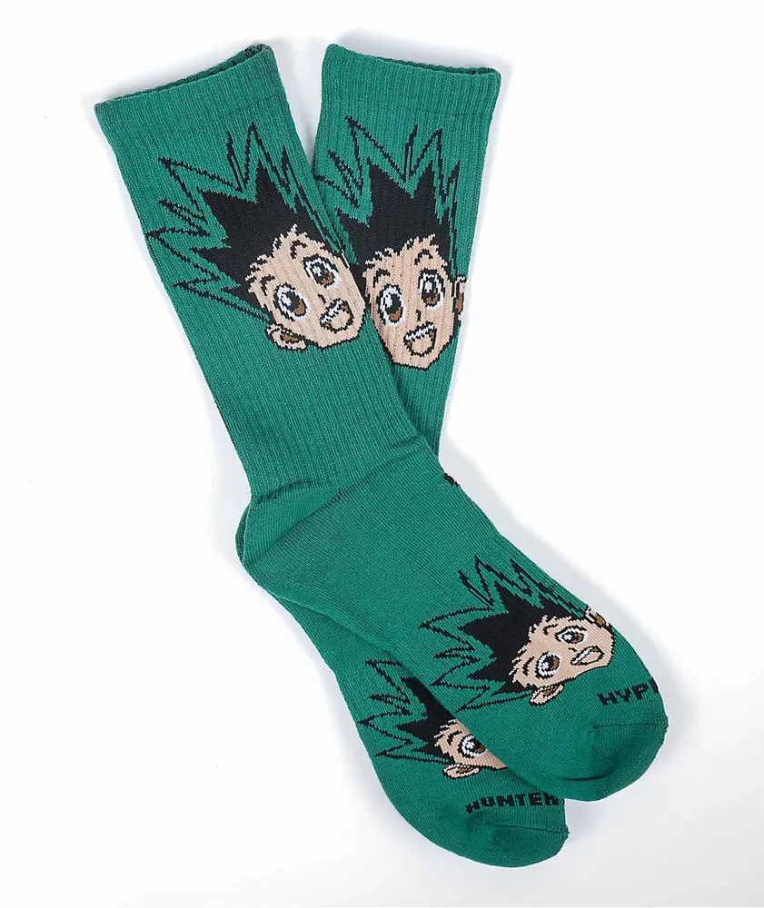 Hypland x Hunter x Hunter Gon Green Crew Socks