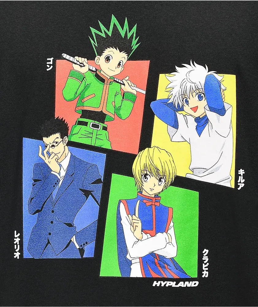 Hypland x Hunter x Hunter Group Black T-Shirt