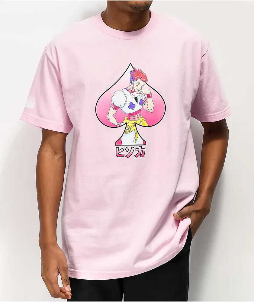 Hypland x Hunter x Hunter Hisoka Pink T-Shirt