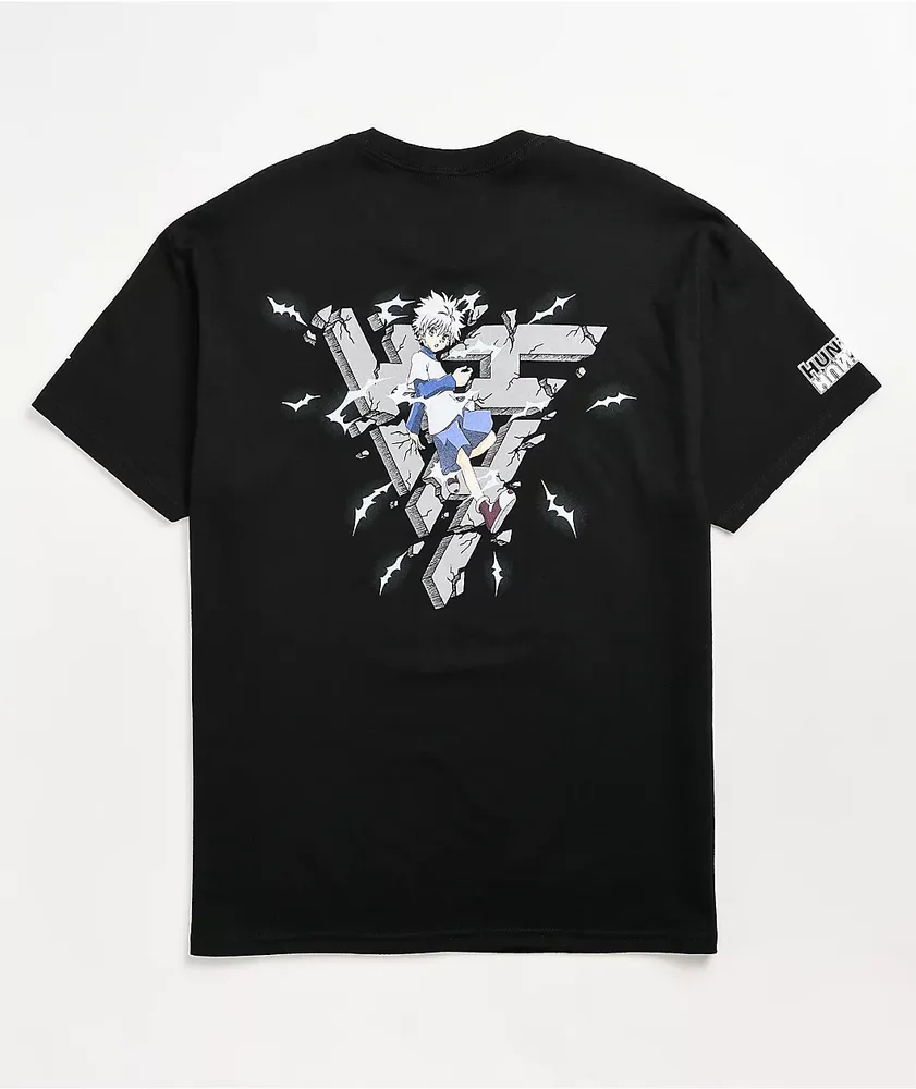 Hypland x Hunter x Hunter Killua Break Black T-Shirt