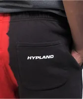 Hypland x InuYasha Black & Red Sweatpants