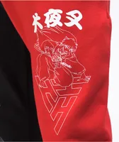 Hypland x InuYasha Black & Red Sweatpants