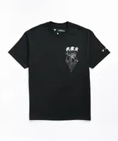 Hypland x InuYasha Crescent Black T-Shirt