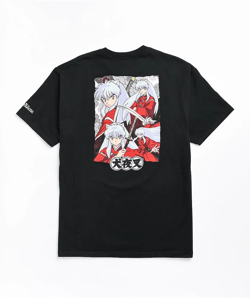 Hypland x InuYasha Crescent Black T-Shirt