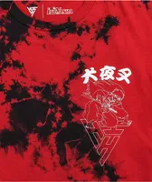 Hypland x InuYasha Crescent Red Tie Dye T-Shirt