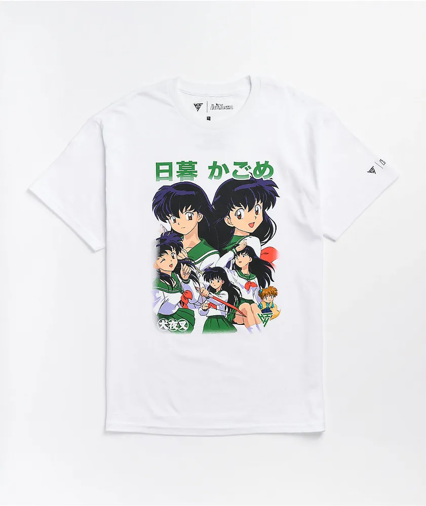 Hypland x InuYasha Kagome White T-Shirt