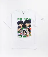 Hypland x InuYasha Kagome White T-Shirt