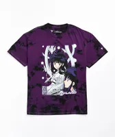 Hypland x InuYasha Kikyo Spirit Purple Tie Dye T-Shirt