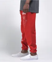 Hypland x InuYasha Red Sweatpants